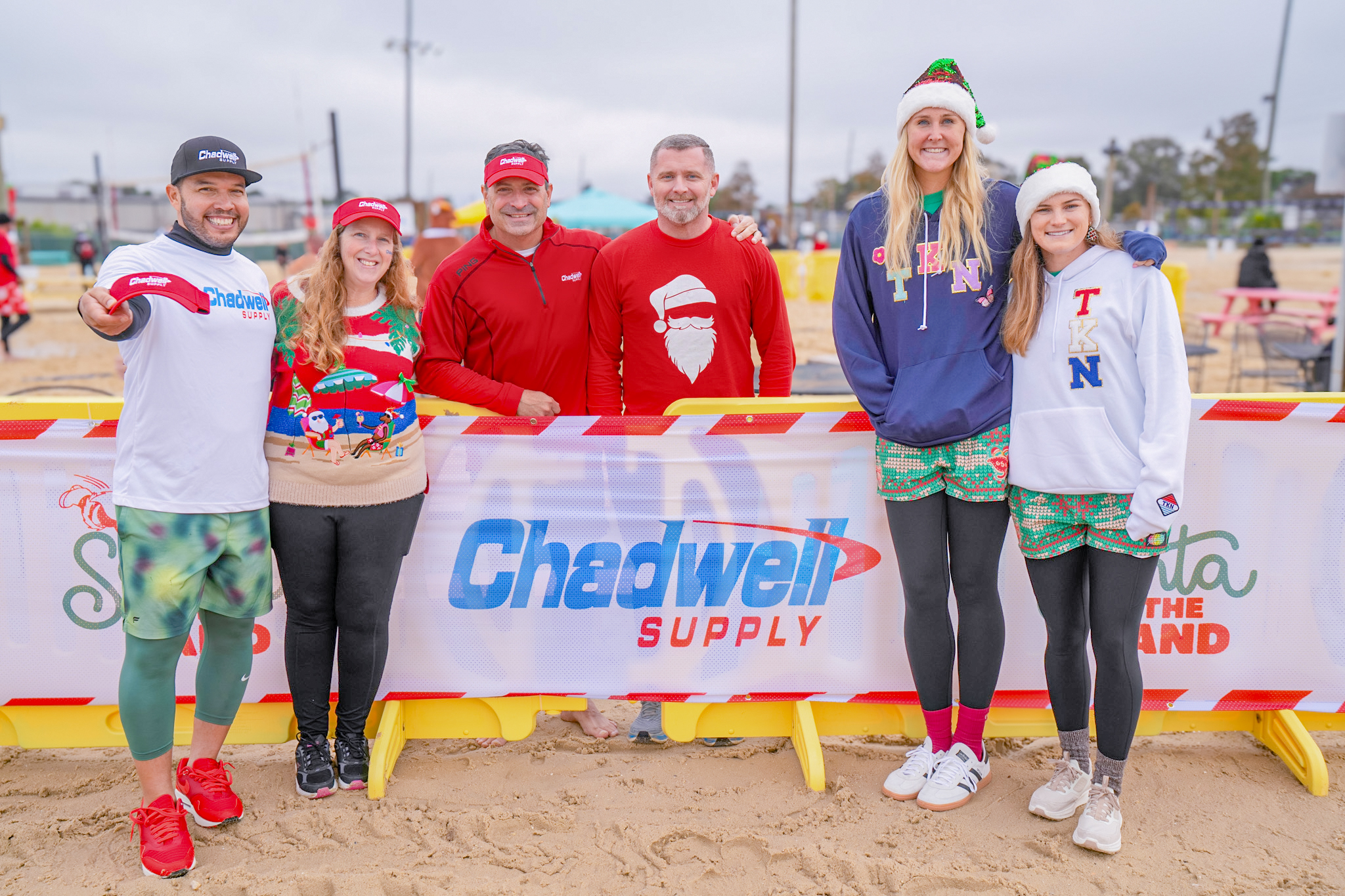 Chadwell Supply with Kristen Nuss and Taryn Kloth for holiday giving in Louisiana