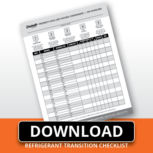 Refrigerant Transition Checklist Flyer